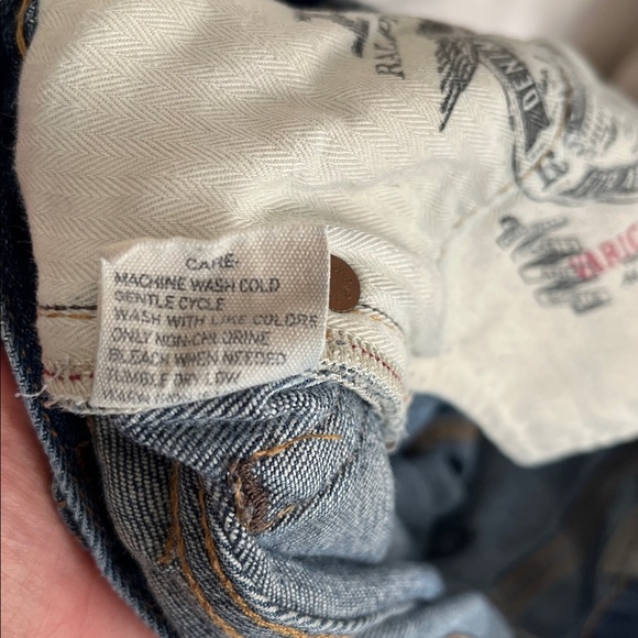 Polo Ralph Lauren Distressed Varick Slim Straight Jeans Elliot Stretch 32/30 - Picture 6 of 10